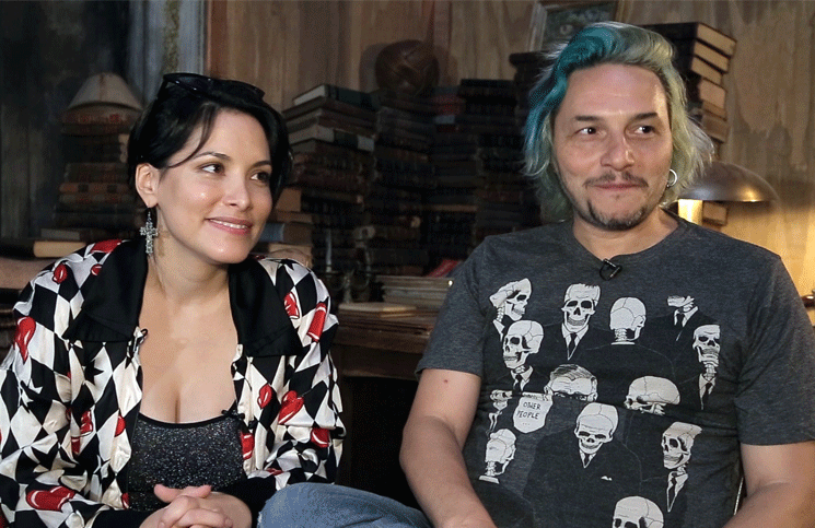 Griselda Sánchez  junto a su marido José Cicala, director de cine 