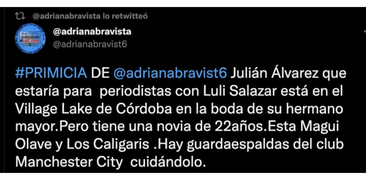 Se filtró la razón por la que Julián Álvarez y Luciana Salazar no pueden blanquear su romance