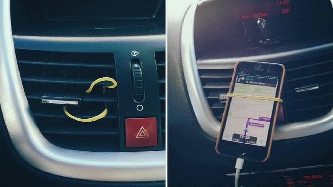 Cuál es la forma correcta de colocar el móvil en el coche para que no te