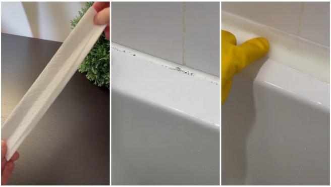 El truco que es furor en TikTok para limpiar todos los rincones del baño