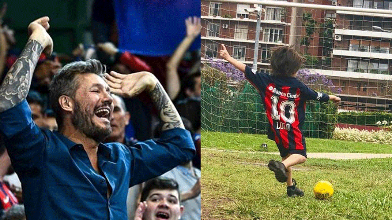 ¿Futuro futbolista? Marcelo Tinelli elogió a su hijo en el fútbol: "Qué buena pegada tiene Lolito"