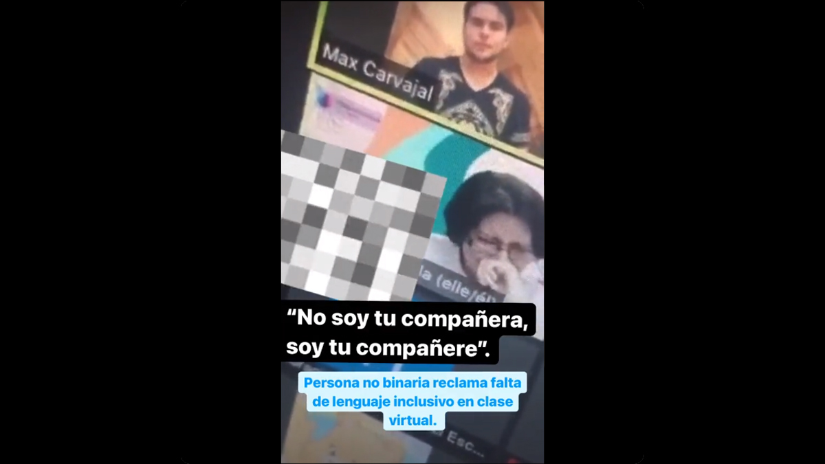 No soy tu compañera, soy tu compañere”, se quebró en llanto en plena clase  al pedir que respeten su identidad | Radio Mitre