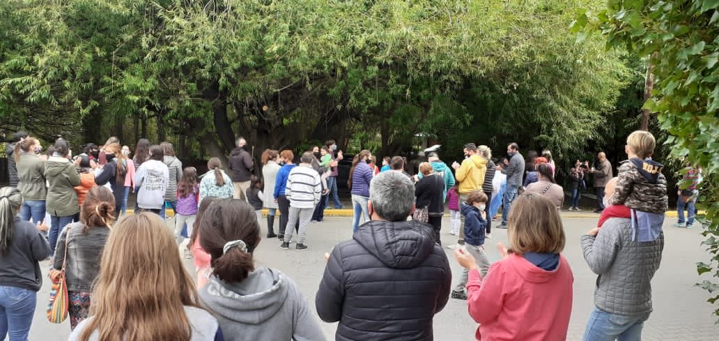 Cacerolazo en la casa de Cristina Kirchner en El Calafate