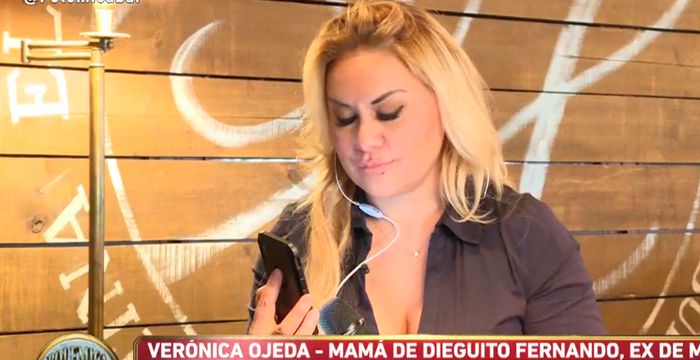 Verónica Ojeda expuso con un escandaloso audio a la hermana de Diego Maradona