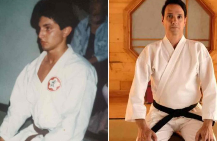 "Mi viejo es Daniel San", el hilo que evidencia el asombroso parecido de un argentino con el actor de Karate Kid