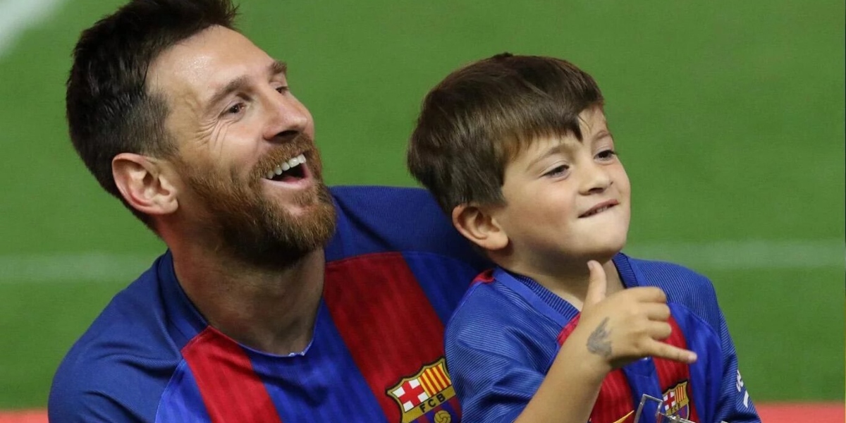 Lionel Messi y su hijo Thiago se animaron a un arriesgado clavado en el mar y el video de viralizó