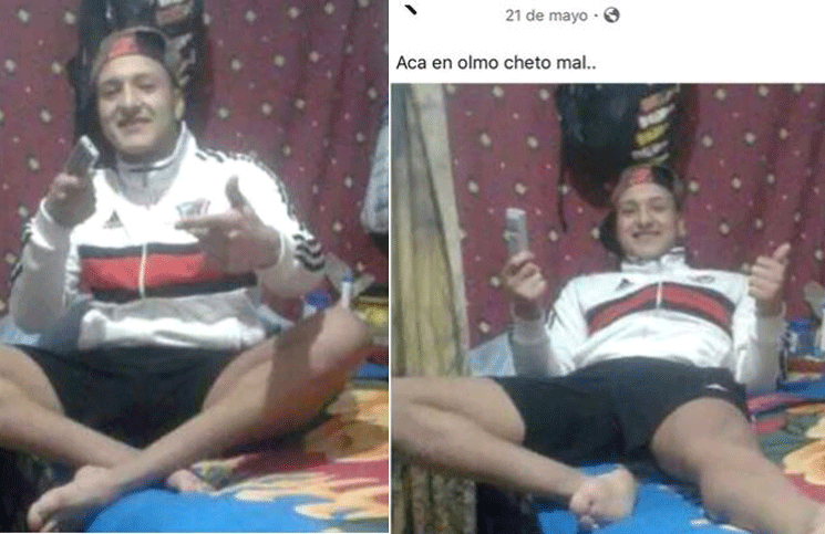 El novio secuestrador de Gime, la falsa promotora, compartió fotos en Facebook desde el penal de Olmos
