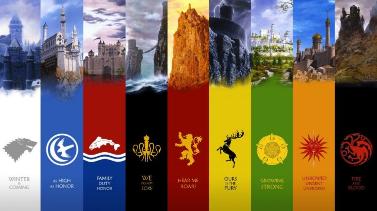 minusválido cien boca Cuáles son y qué significan los emblemas de cada Casa de Game of Thrones |  La 100