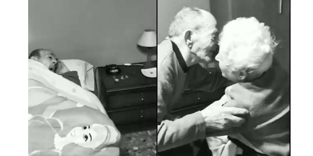 “El reencuentro más bonito”: abuelita sorprende a su marido luego de estar separados por semanas (hacen lagrimear)