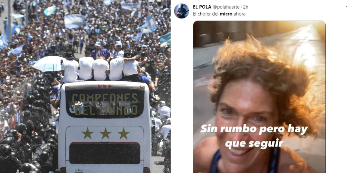 Los mejores memes de la caravana de la Selecci n Argentina y la