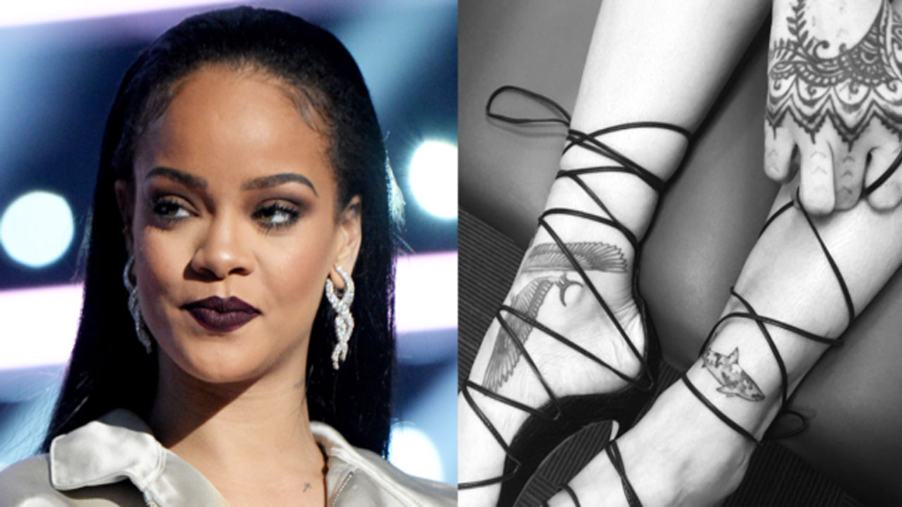 El significado oculto del nuevo tatuaje de Rihanna | Fashion Click