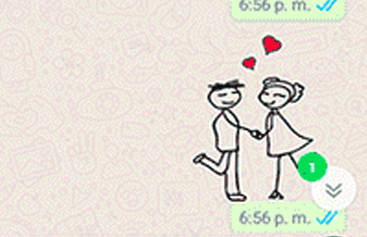 Los stickers ultra románticos que creó WhatsApp para San Valentín | La 100