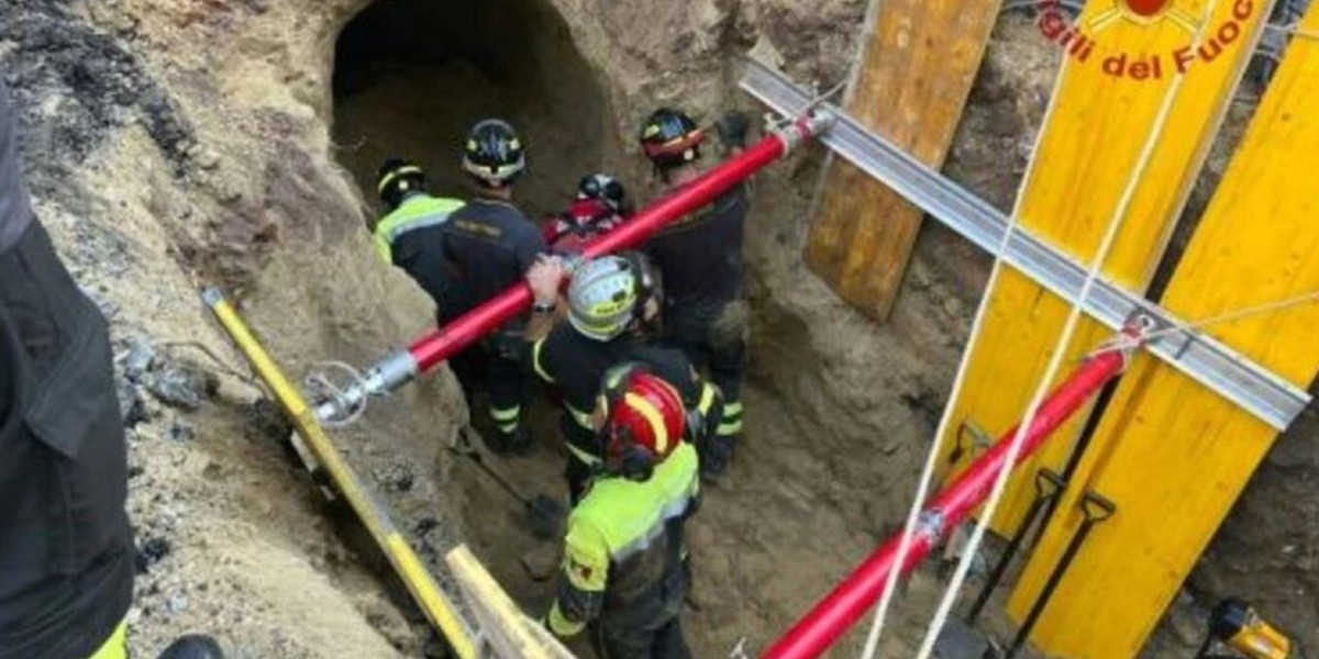 Cavó un túnel para robar un banco, se derrumbó, quedó atrapado y lo socorrieron los bomberos