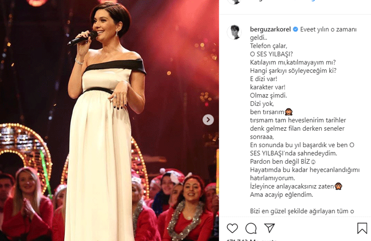 "No has tenido un viaje fácil", las hermosas fotos de Bergüzar Korel tras las complicaciones del embarazo