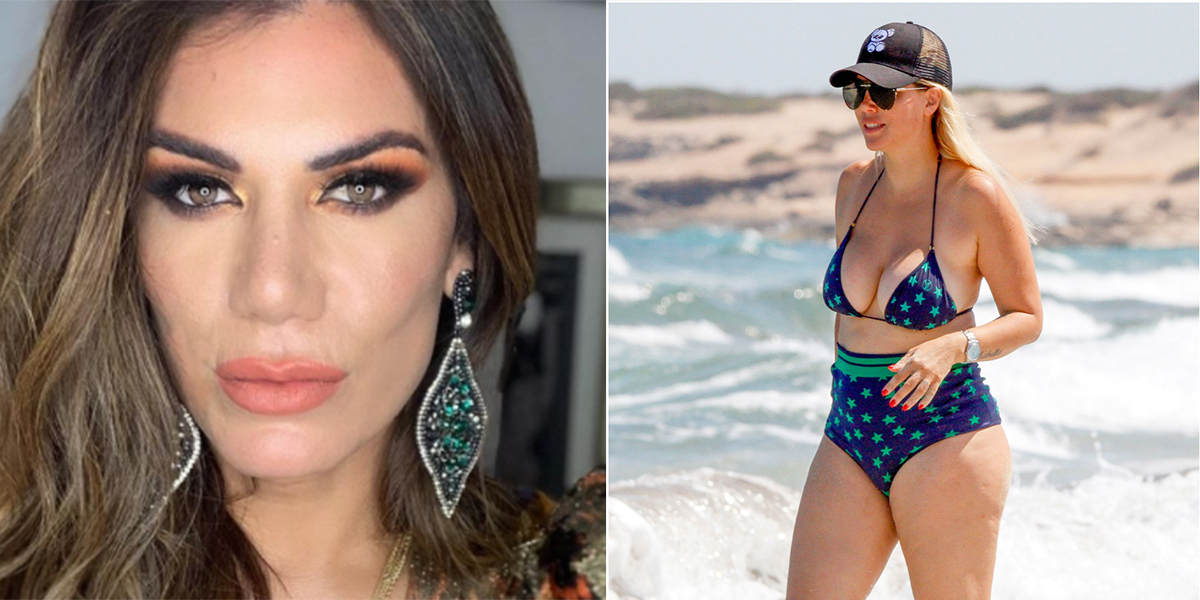 Flor de la V subió una foto de Wanda Nara en bikini en Ibiza y la fulminaron: “Patético”