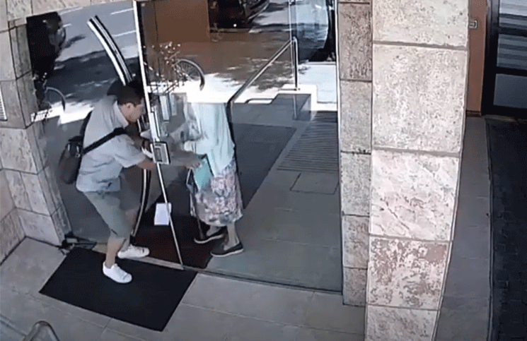 Video detuvieron al ladrón disfrazado de cartero que agredió a una anciana para robarle