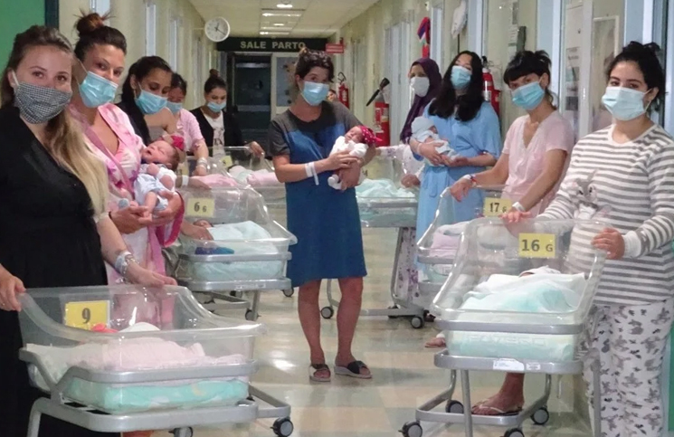 Baby boom post coronavirus: en un hospital nacieron 15 bebés en un mismo día