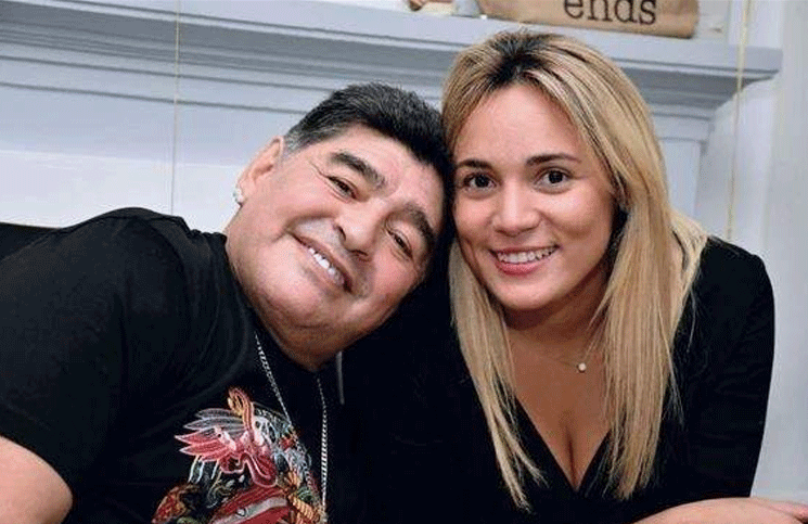 Rocío Oliva y Maradona 