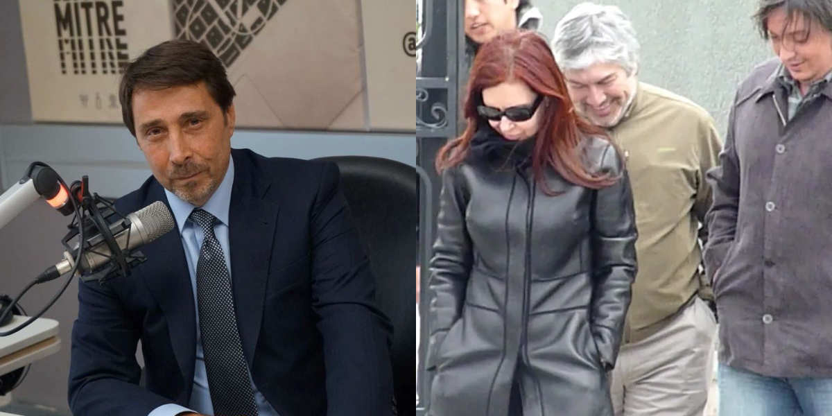 Eduardo Feinmann recordó las fotos del hijo de Lázaro Báez con Cristina Kirchner: “Ahí está la prueba de la asociación ilícita”