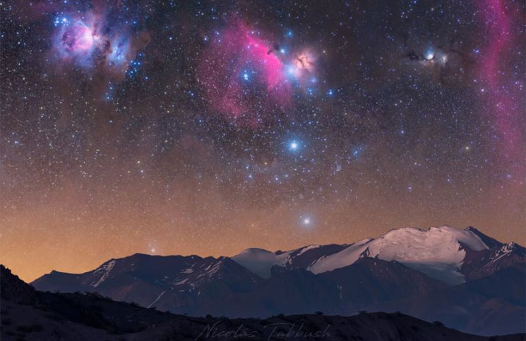 La NASA publicó una impactante foto del cielo nocturno argentino