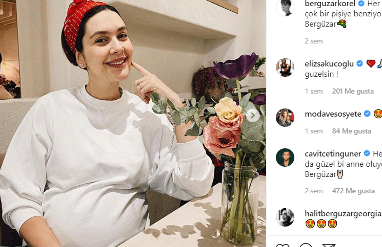 "No has tenido un viaje fácil", las hermosas fotos de Bergüzar Korel tras las complicaciones del embarazo