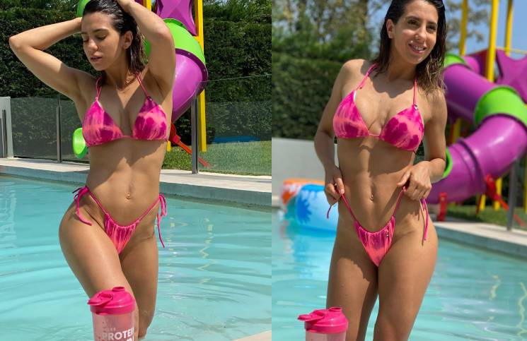 Cinthia Fernández lució una bikini (cavadísima) y presumió todas sus curvas  | La 100