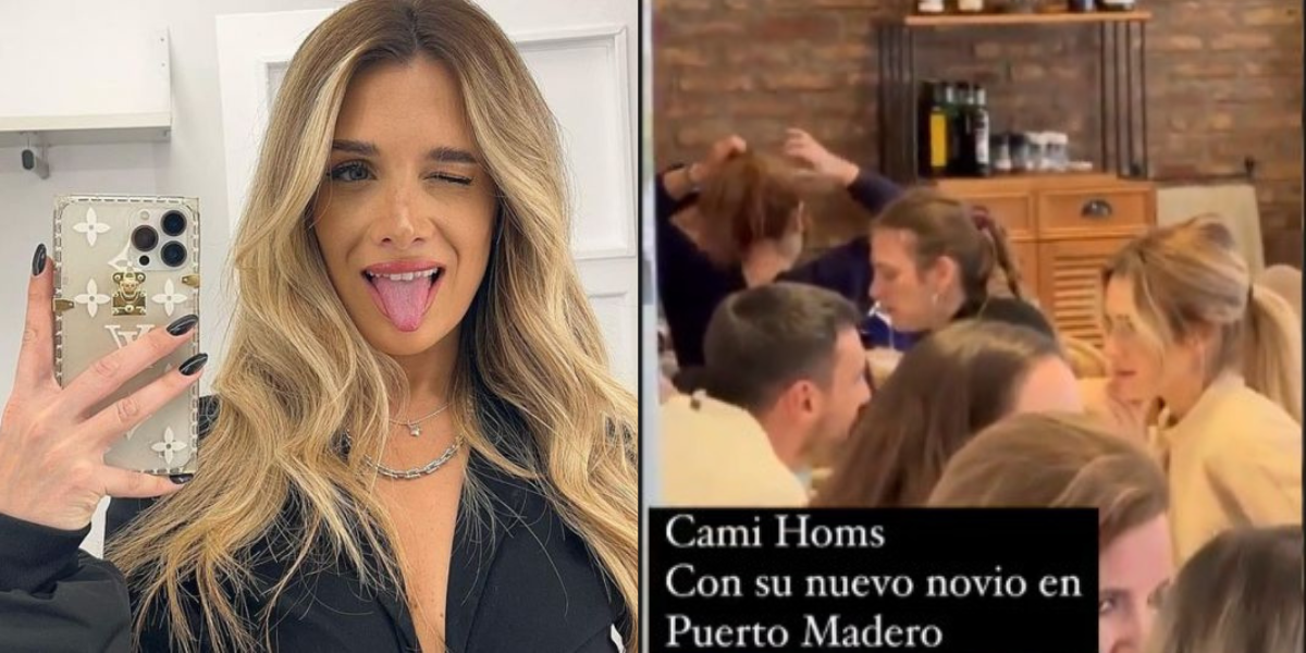 📸 Se filtraron fotos de Camila Homs con nuevo novio en Puerto Madero