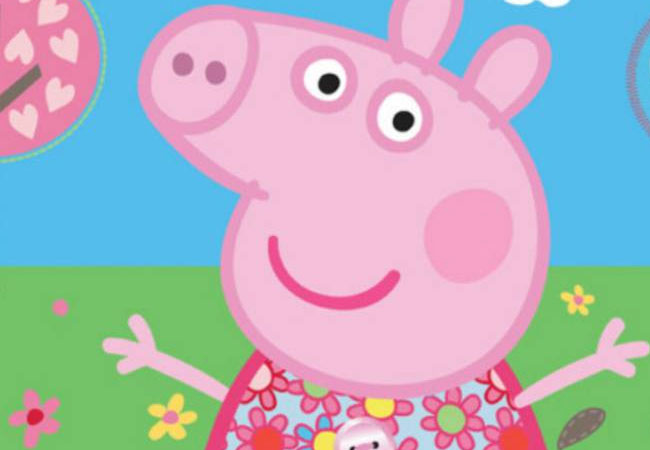 Quiso hacer una torta con la cara de Peppa Pig y no sali ni