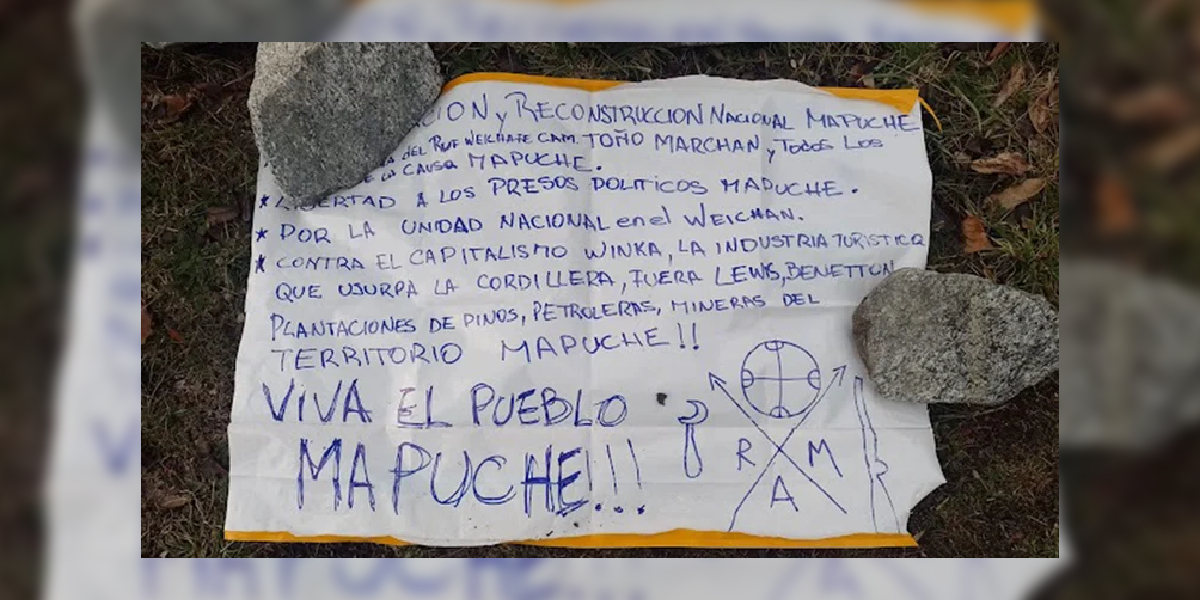 Brutal ataque Mapuche: prendieron fuego a un hombre, lo amenazaron y huyeron 