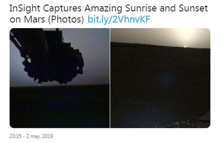 Fotos de Marte enviadas por la NASA