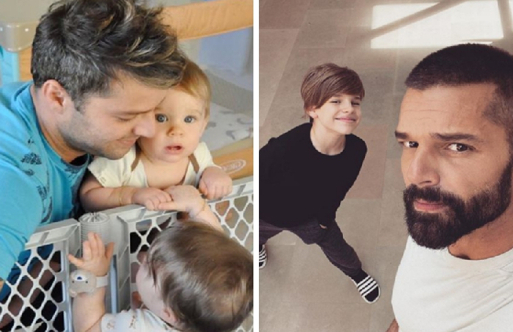 Ricky Martin compartió una foto con su hijo mayor y enamoró en las redes