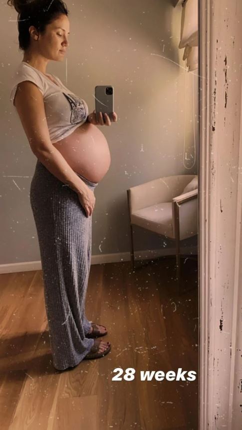 En La Dulce Espera Paula Chaves Mostro Su Pancita De 7 Meses La 100