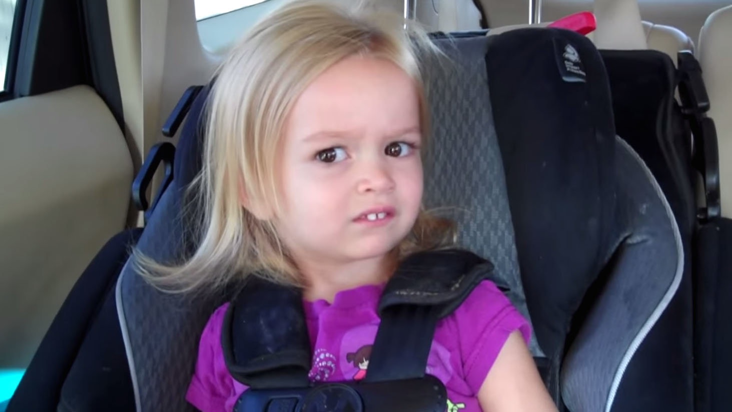 Cómo luce hoy la protagonista del meme "Chloe, la niña confundida" | Radio Mitre