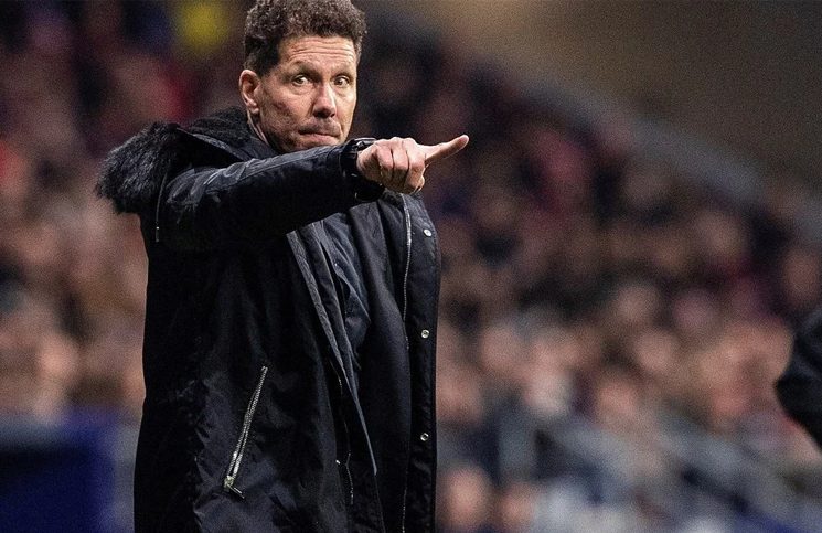 El Cholo Simeone saludó al técnico de Liverpool con el ...