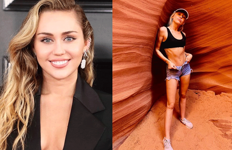 Las fotos en bikini de Miley Cyrus para contestarle a quienes se preocuparon por su delgadez