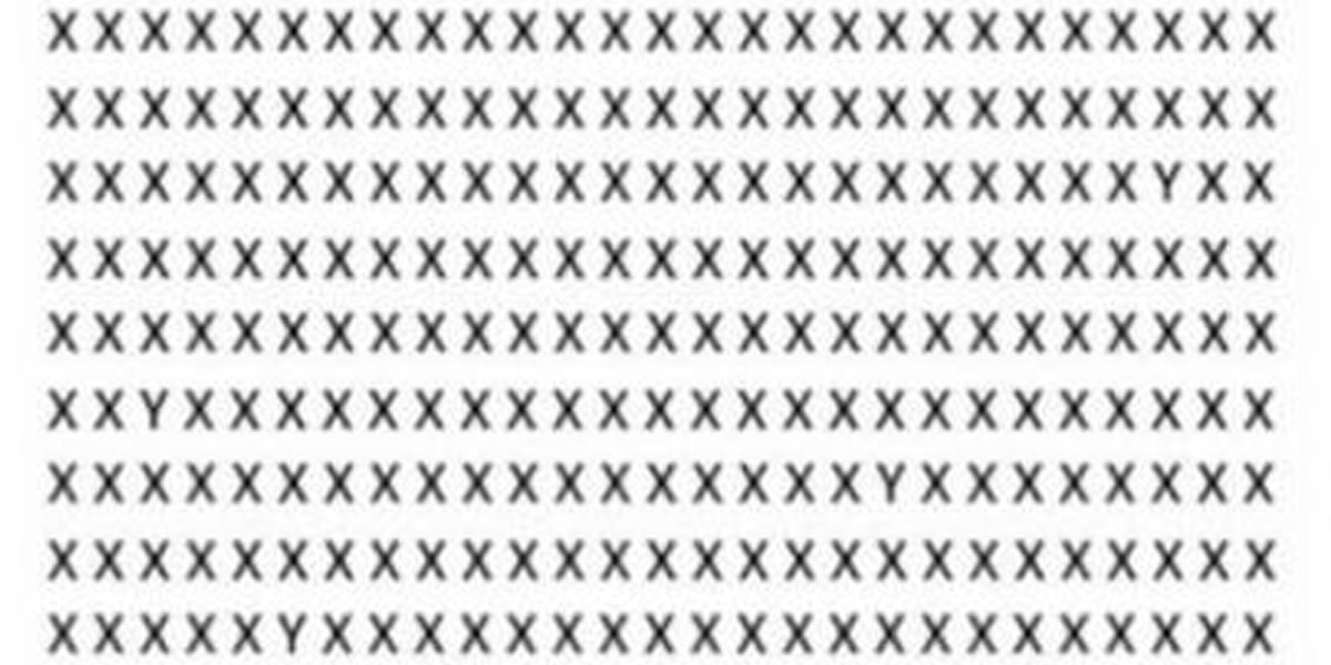 Reto visual: encontrar las cinco letras “Y” en solo diez segundos