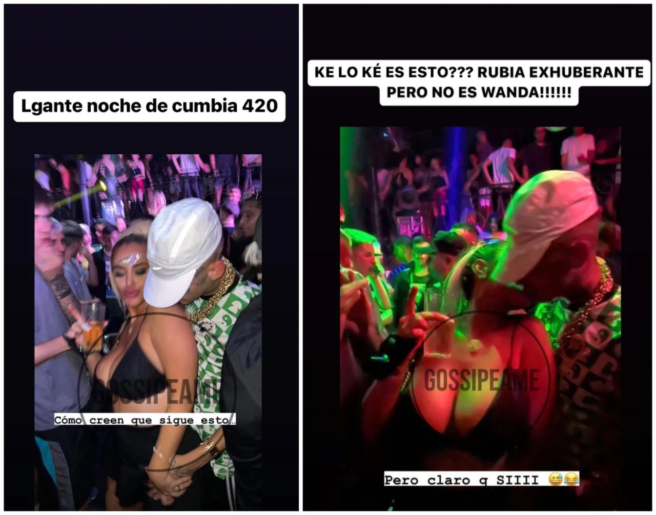 Se filtraron fotos de L-Gante a los besos con una influencer en un boliche:  “Rubia exuberante” | La 100