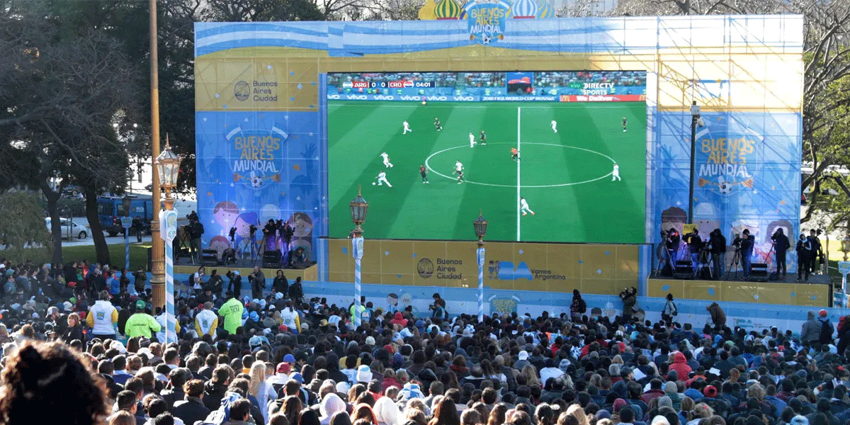 Dónde estarán las pantallas gigantes para ver el partido de Argentina vs Países Bajos en el Mundial Qatar 2022
