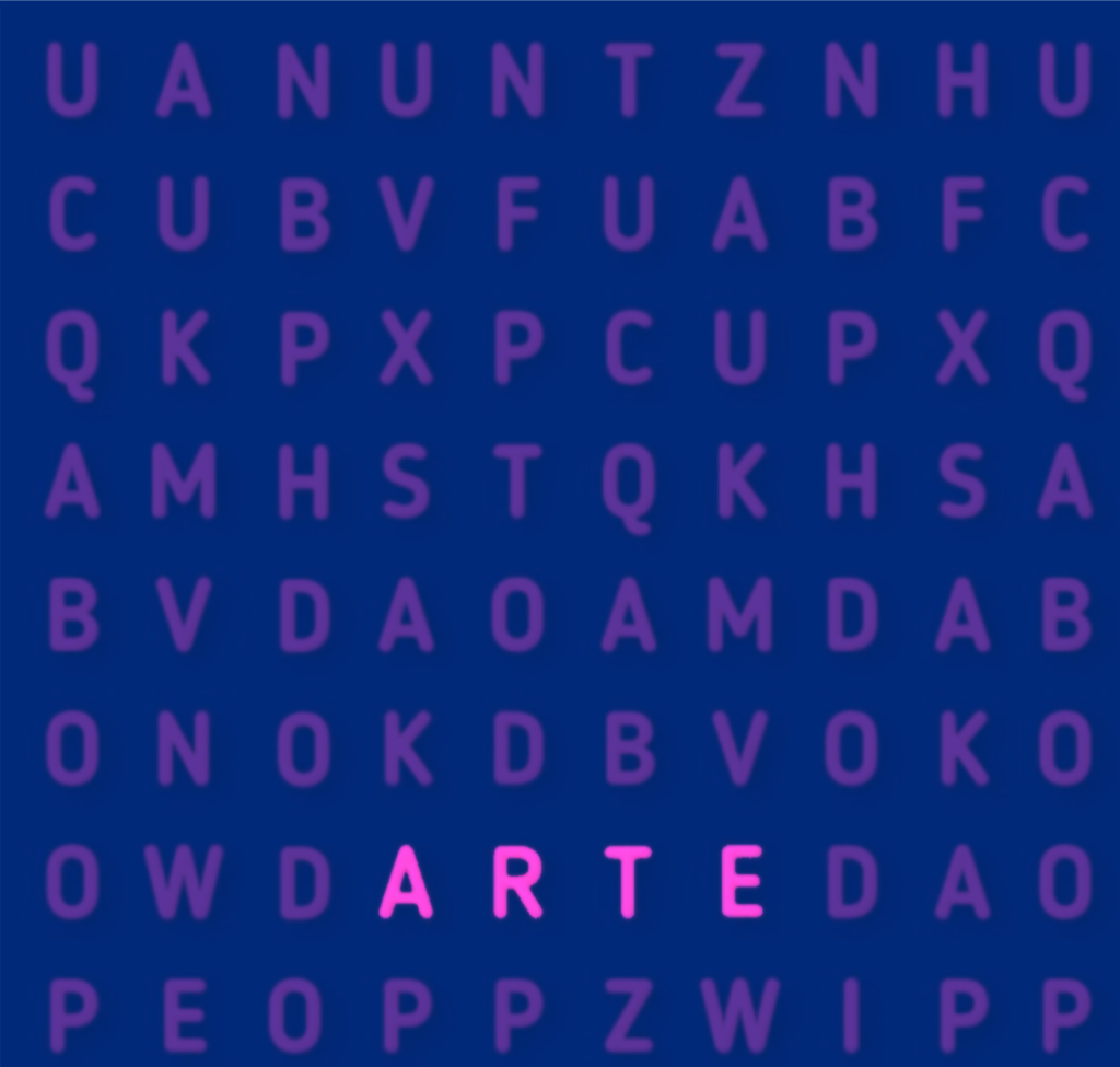 Reto visual nivel fácil: encontrá la palabra “ARTE” en la sopa de letras |  La 100