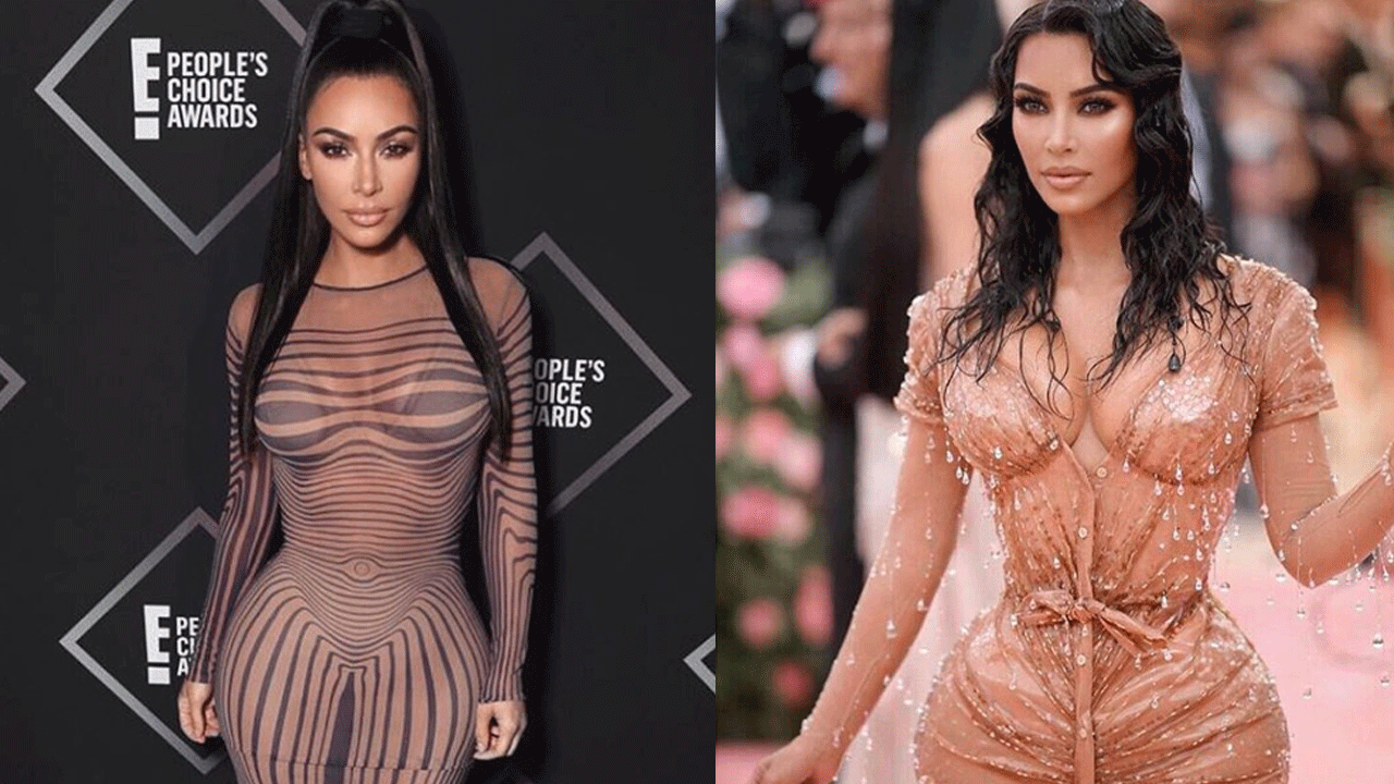 Kim Kardashian reveló que su pequeña cintura se debe a que es vegetariana