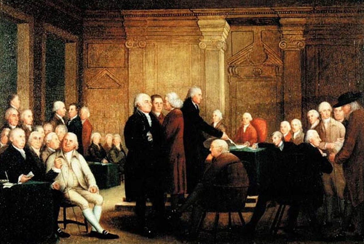 Los “gringos” y el Congreso que declaró la independencia estadounidense