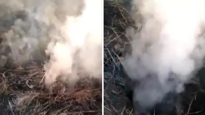 El misterio de un pueblo mendocino en el que sale humo del piso y tiene temperaturas de hasta 300 grados