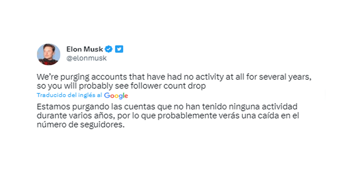 Elon Musk anunció que se eliminarán una gran cantidad de cuentas de Twitter: a quiénes alcanza la medida