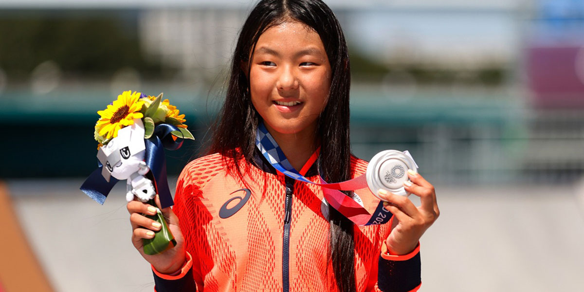 Quién es Kokona Hiraki, la nena de 12 años que se transformó en la medallista más joven desde 1936