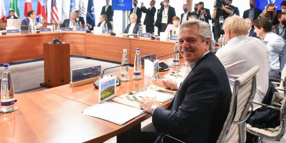 Alberto Fernández participó del G7 y pidió que el FMI revise su política de sobrecargos: “Constituyen una penalización inadmisible”