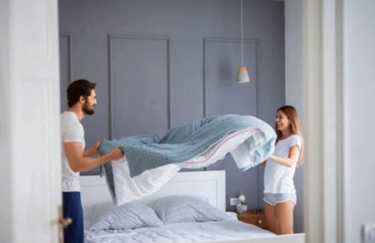 Una usuaria de Twitter compartió el truco que usa para facilitar el cambio de sábanas.
