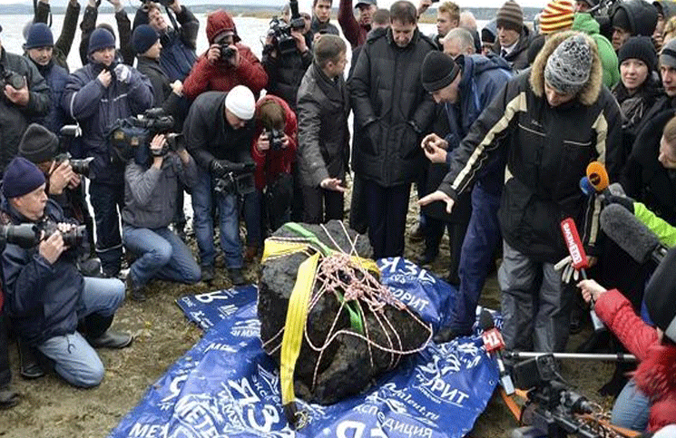 En 2013 el meteorito de Chelyabinsk cayó en Rusia