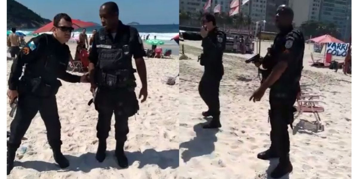 Policías brasileros agredieron a hinchas de Talleres en la playa: “Bajá el arma”