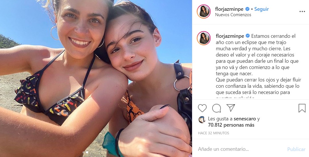 Flor Jazmín Peña y la foto con su ¿ex-novia? que enloquece a sus seguidores  | Radio Mitre