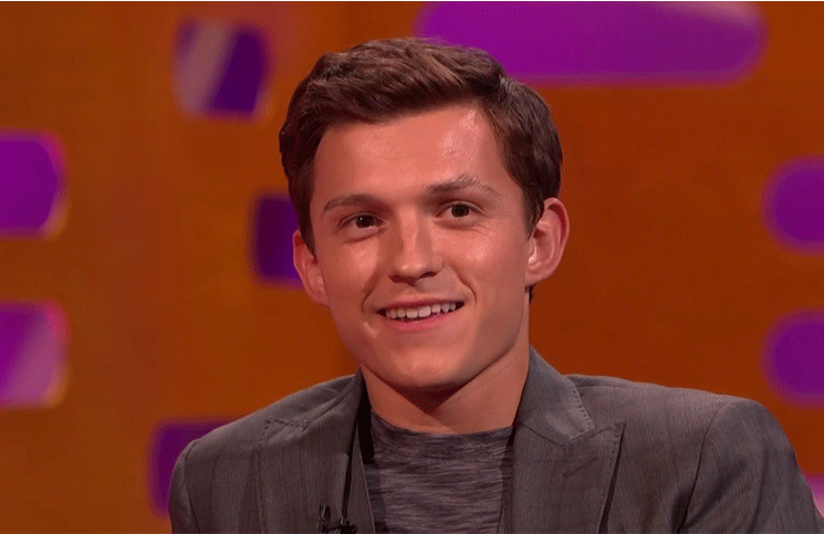 Tom Holland en una entrevista en BBC, "The Graham Norton Show"